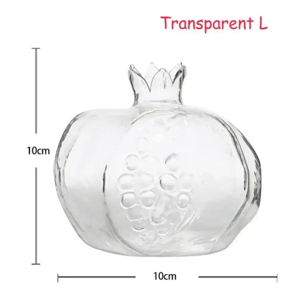 Transparent Glass Trio Vases