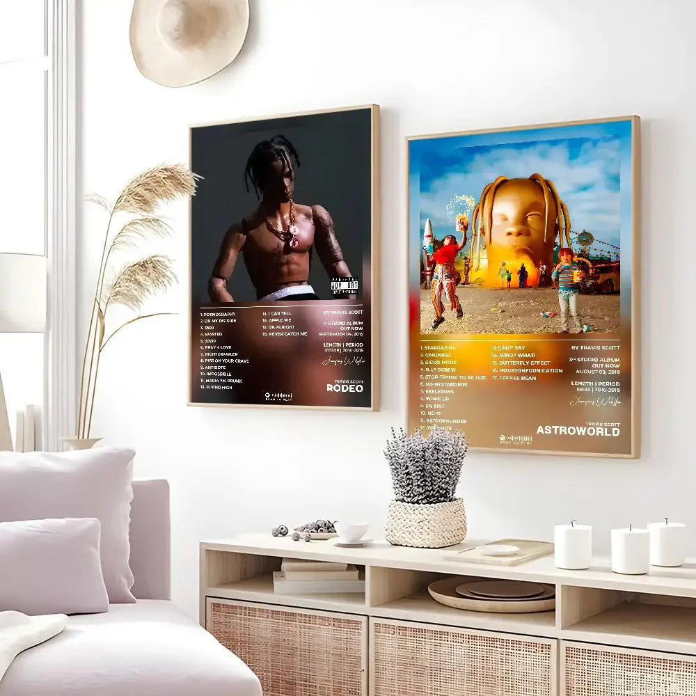 Framed Travis Scott Posters