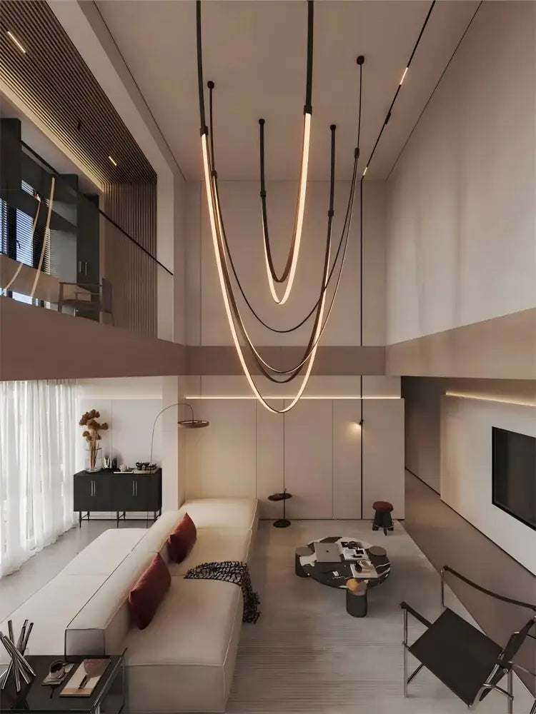 Silver Leather Belt Lamp