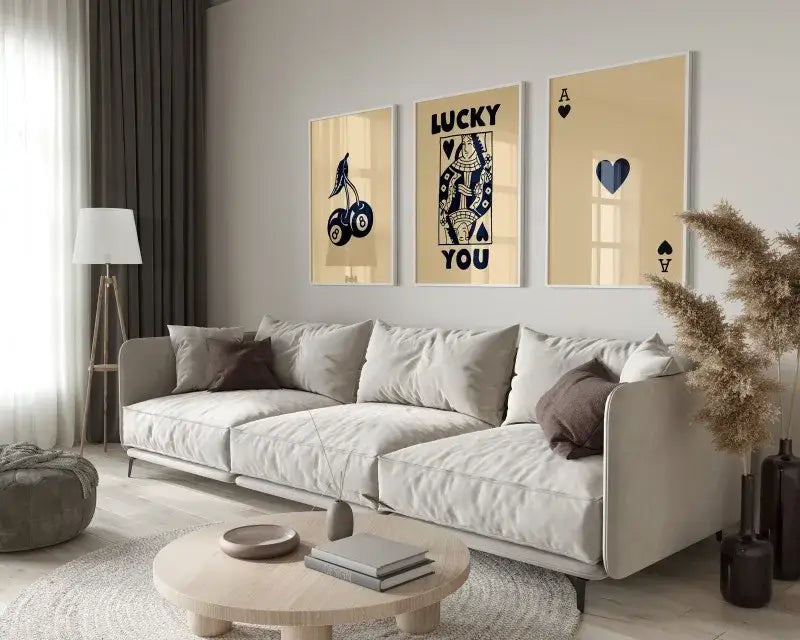 Black Pink Playing Card Art