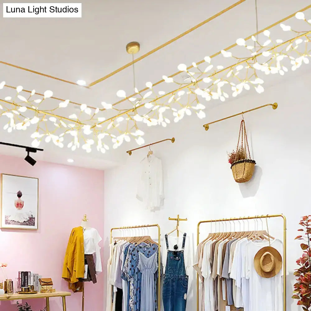 Gold Firefly Pendant Light