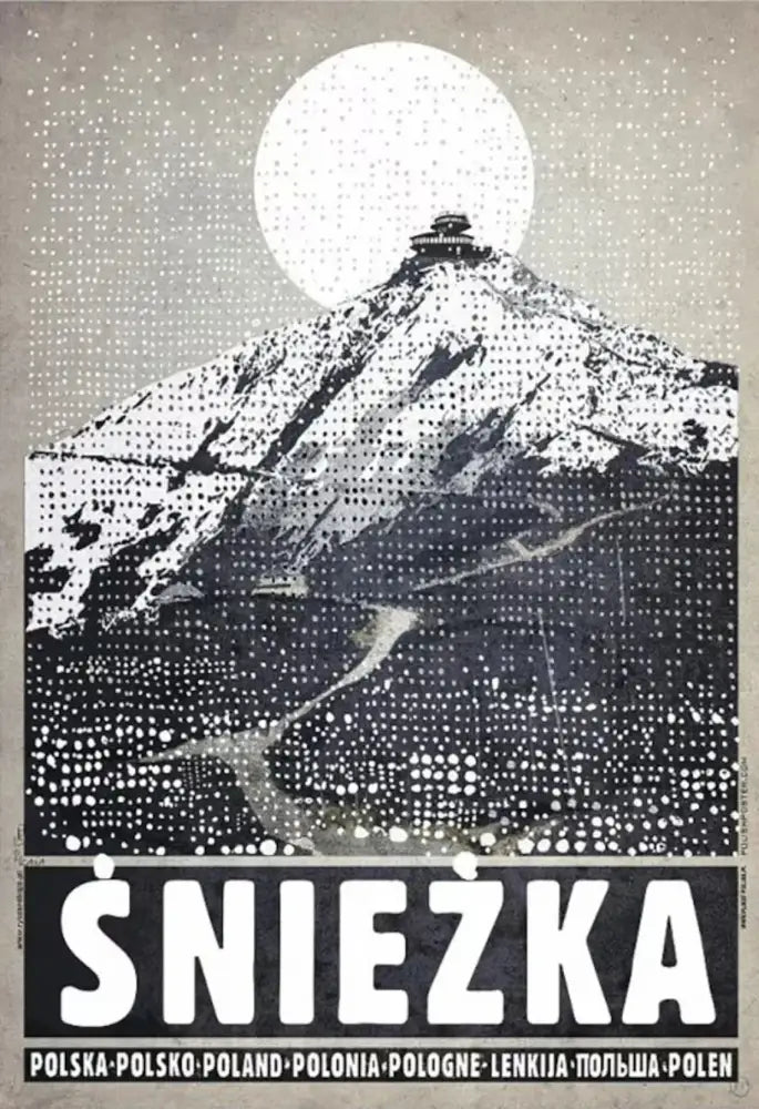 Black White City Poster