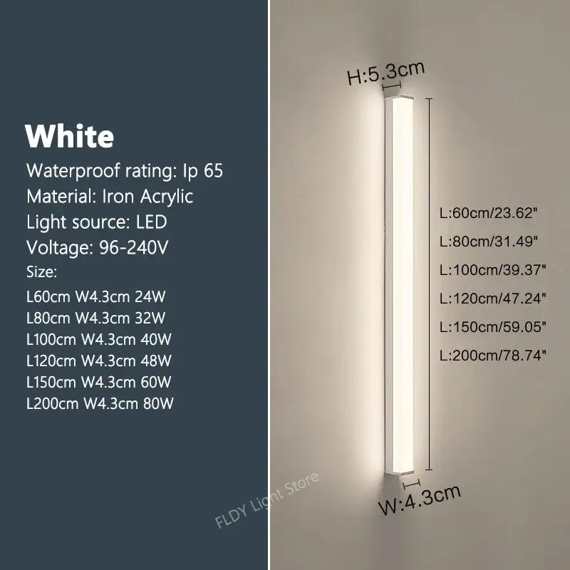White Outdoor LED Strip