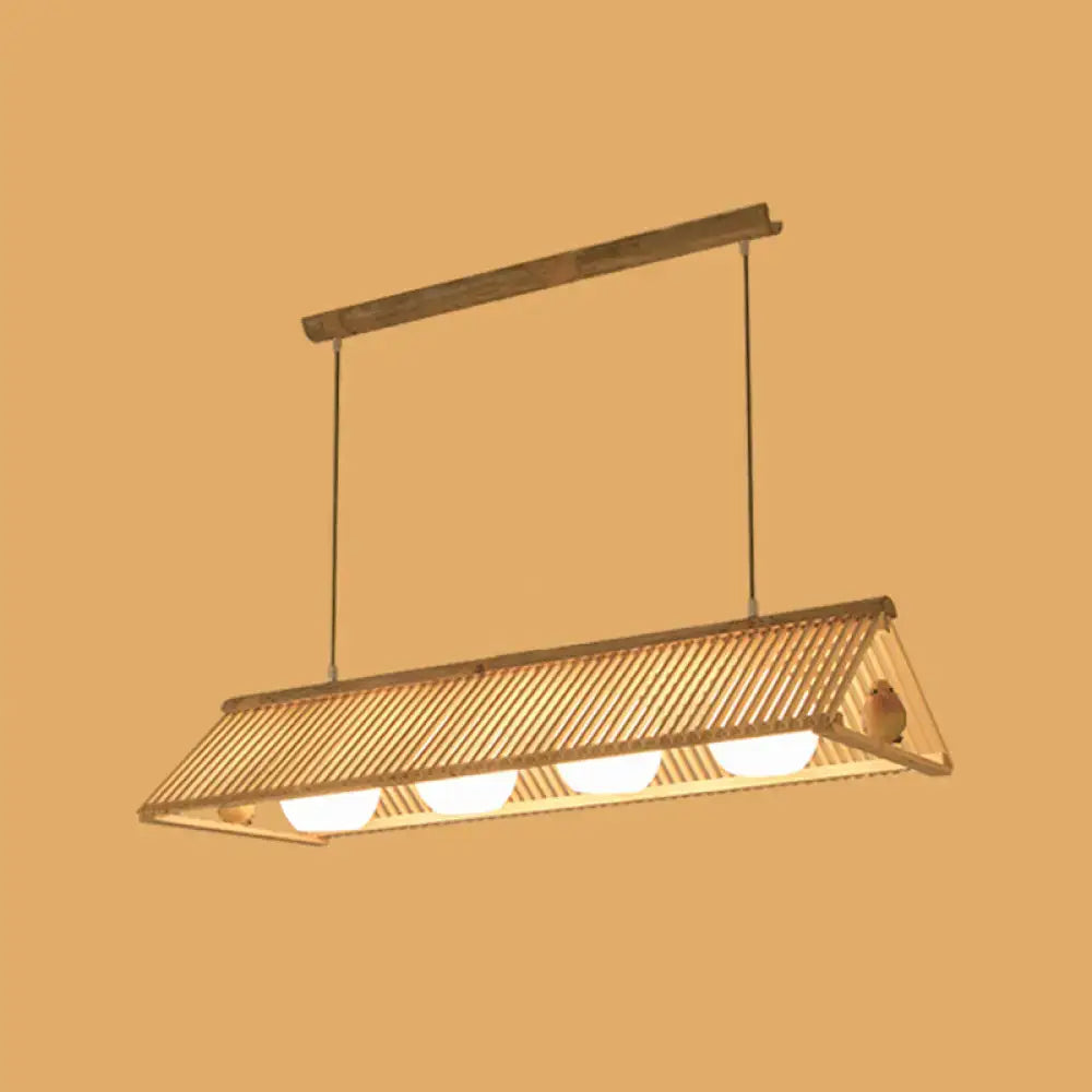 Natural Wood Island Pendant