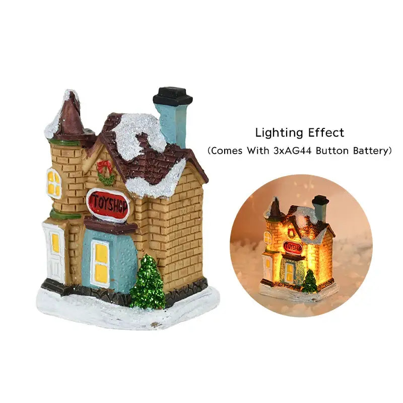 Wooden LED Light Cabin