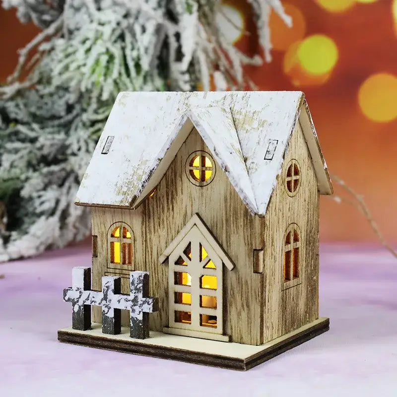 Wooden LED Light Cabin