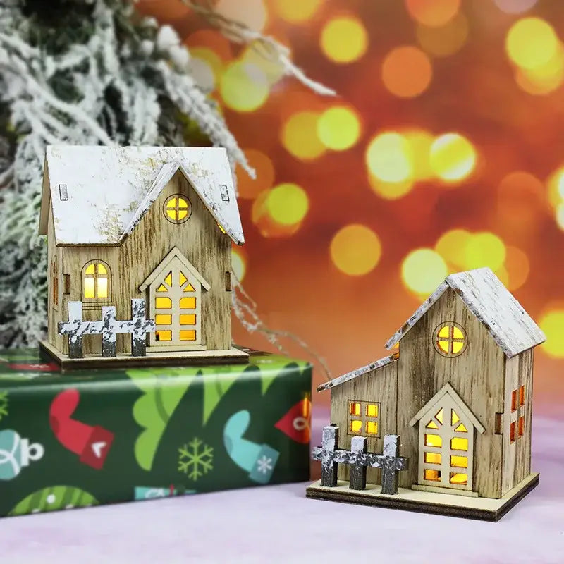 Wooden LED Light Cabin