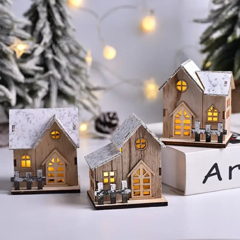 Wooden LED Light Cabin