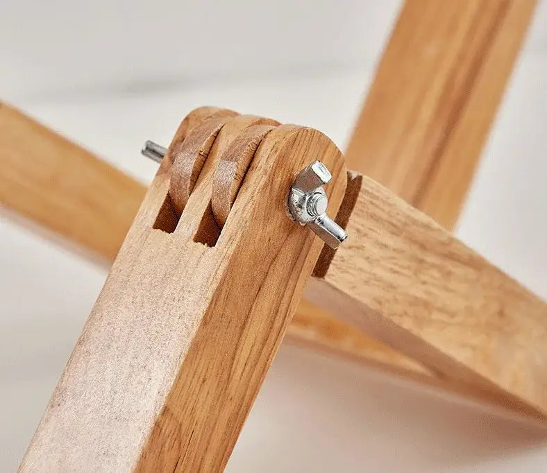 Wood Robot Table Lamp