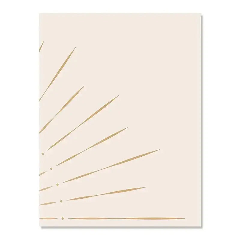 Beige Gold Triptych Posters