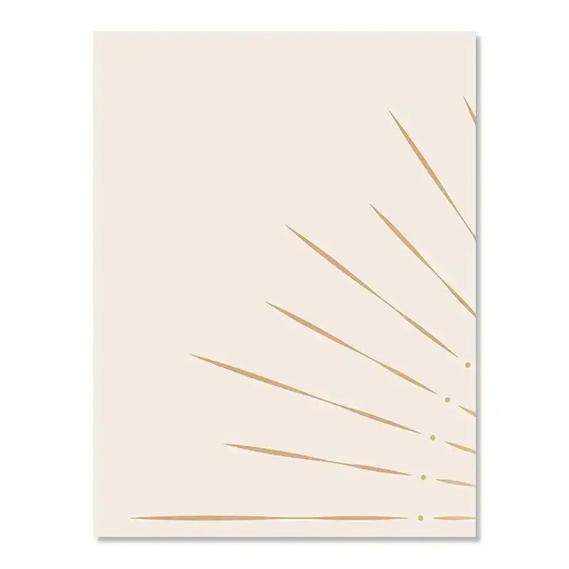 Beige Gold Triptych Posters