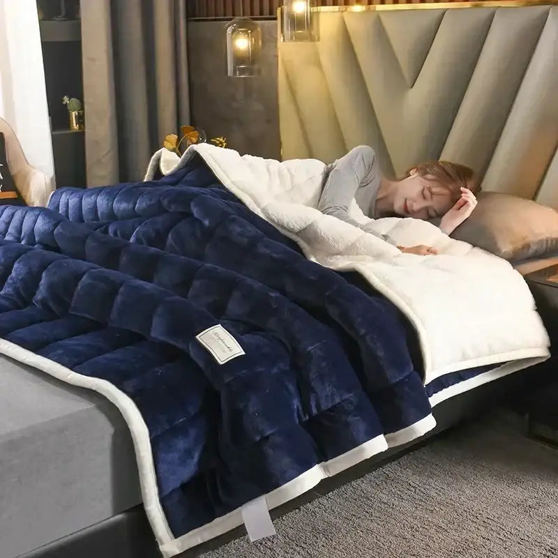 Blue Flannel Quilt