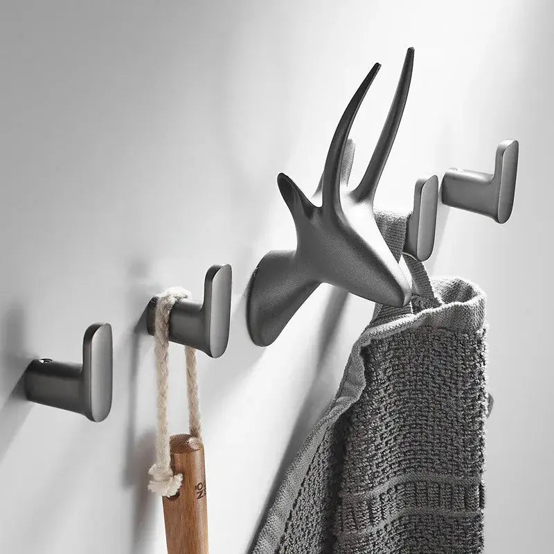 Grey Antler Wall Hooks
