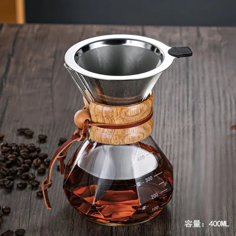 Glass Hand Brew Coffee Set