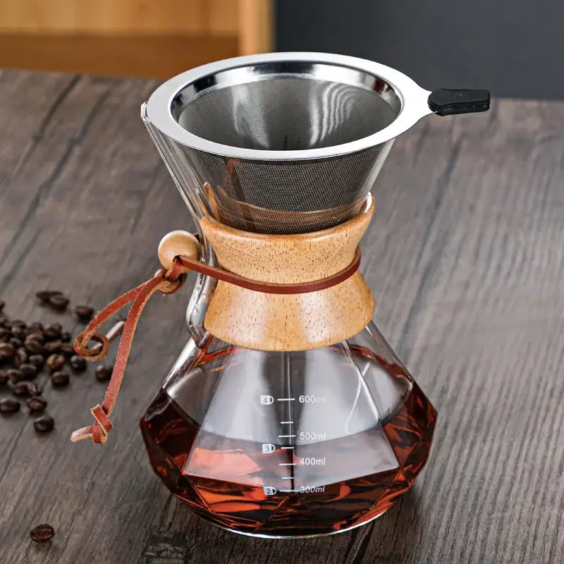Glass Hand Brew Coffee Set