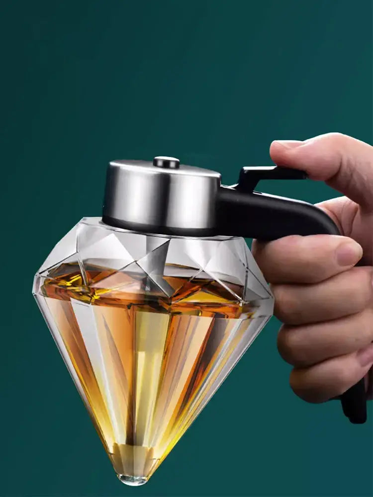Glass Syrup Dispenser Jar