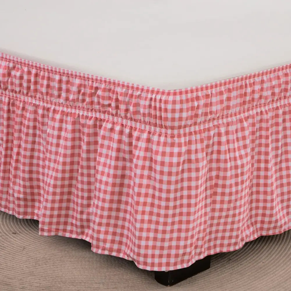 Black Lattice Bed Skirt