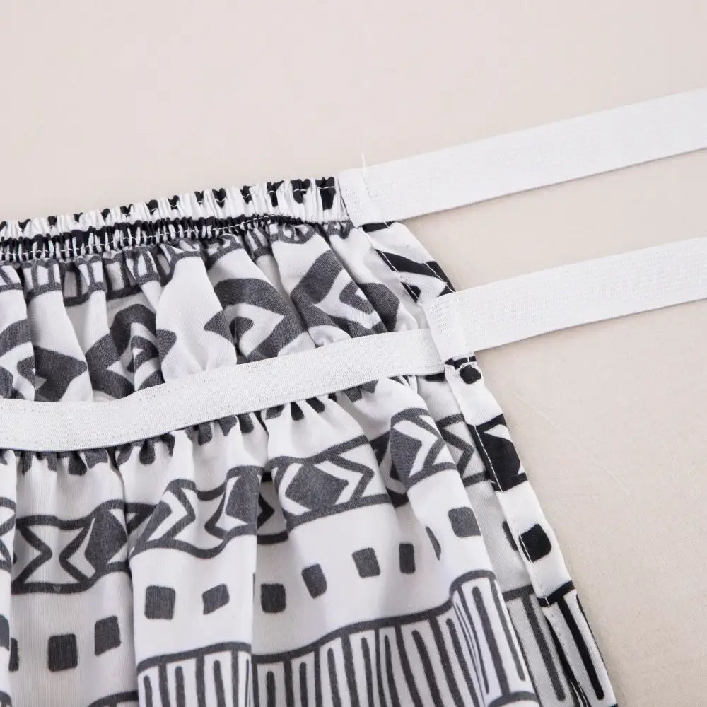 Black Lattice Bed Skirt