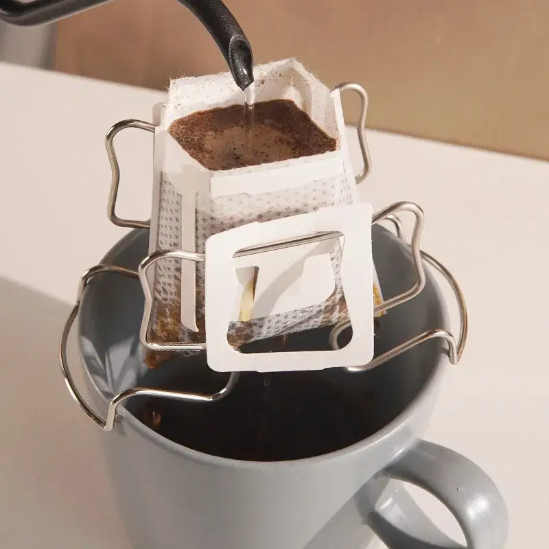 White Metal Coffee Filter