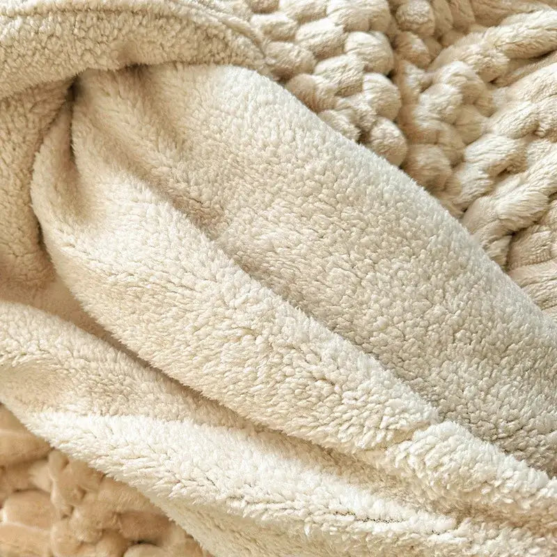 Lamb Plush Throw Blanket