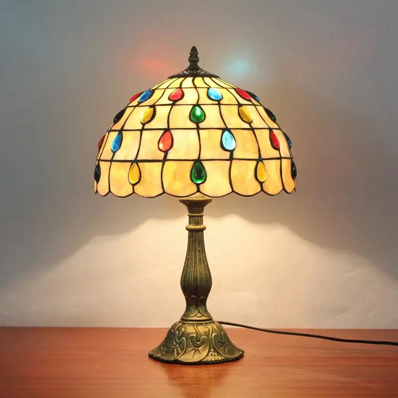 Dragonfly Stained Glass Lamp