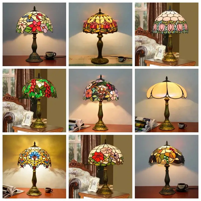Dragonfly Stained Glass Lamp