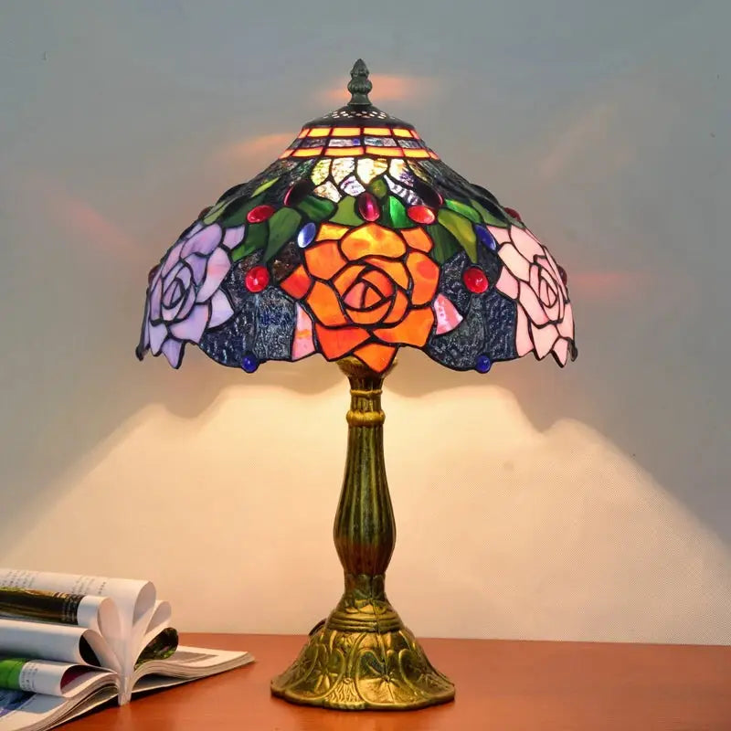 Dragonfly Stained Glass Lamp