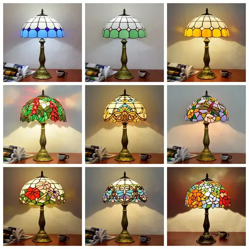 Dragonfly Stained Glass Lamp