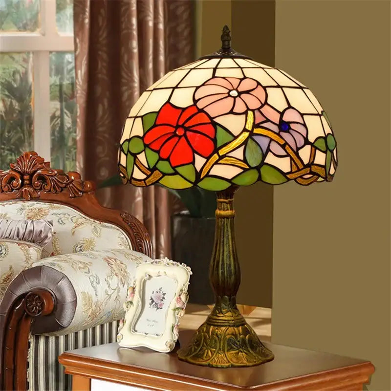 Dragonfly Stained Glass Lamp