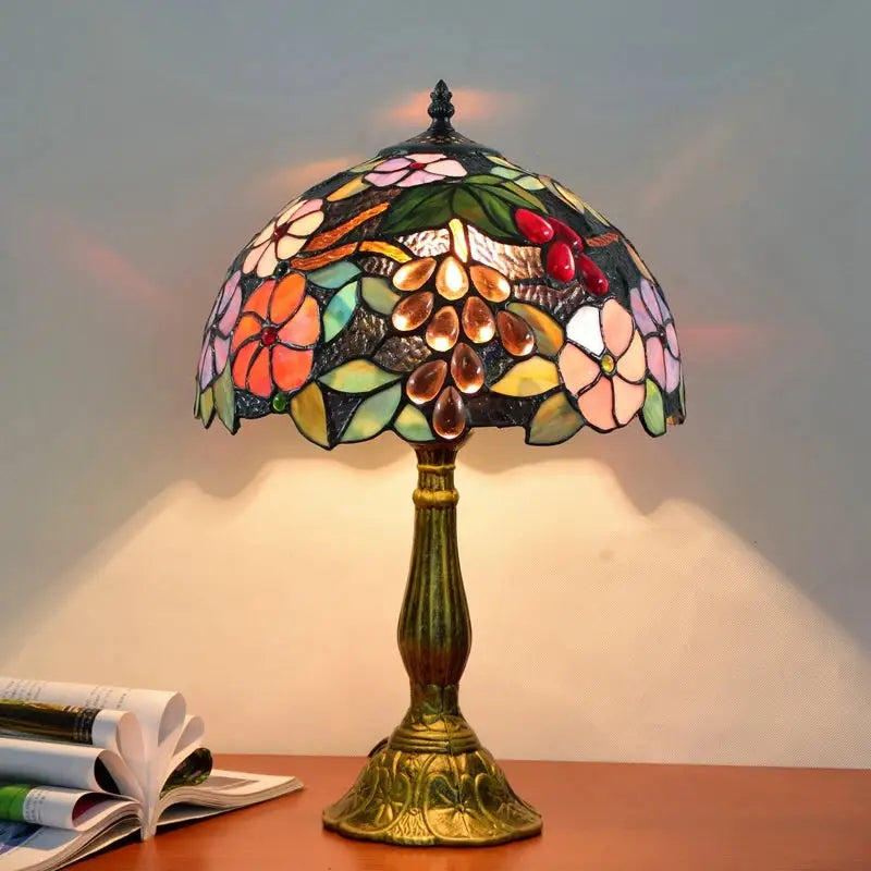 Dragonfly Stained Glass Lamp