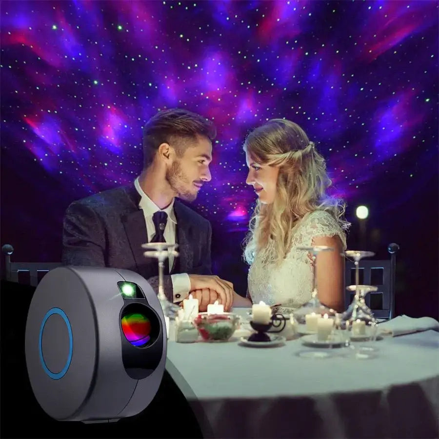 White Galaxy Star Projector