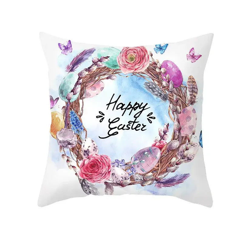 Floral Rabbit Pillowcase