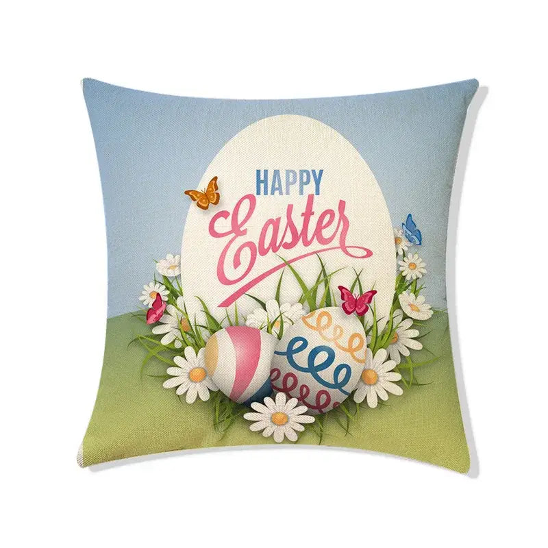 Linen Rabbit Pillowcase Set