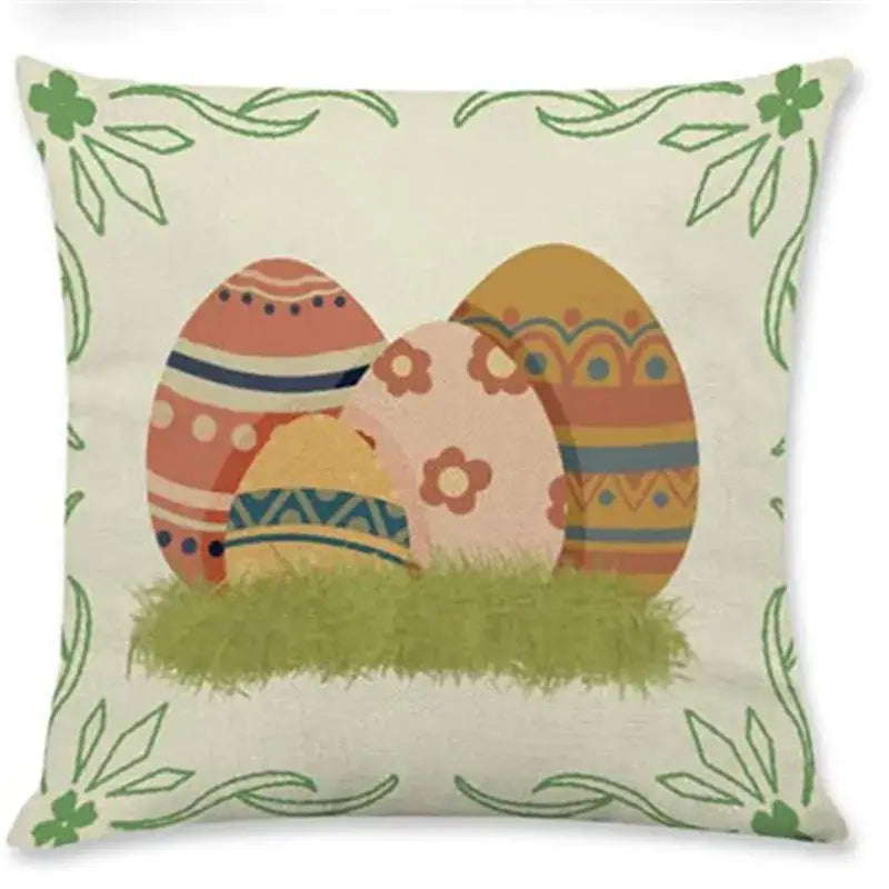 Linen Rabbit Pillowcase Set