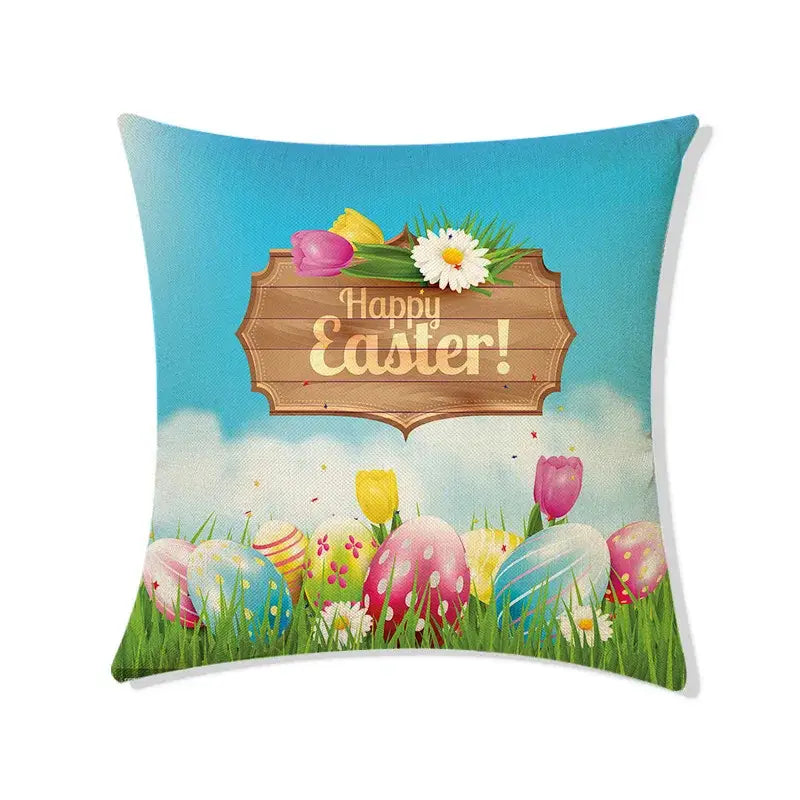 Linen Rabbit Pillowcase Set