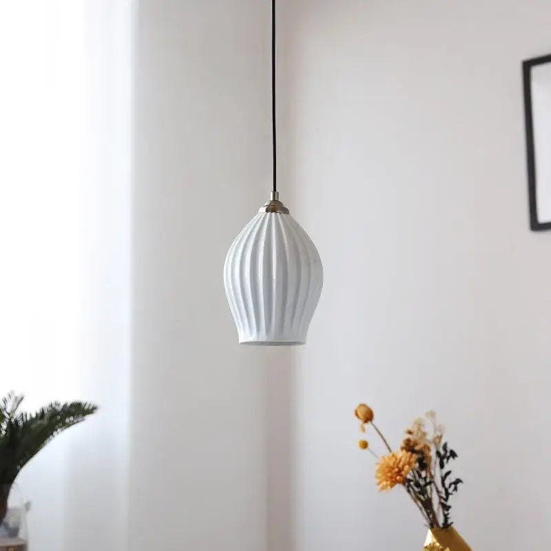 White Ceramic Pendant Lights