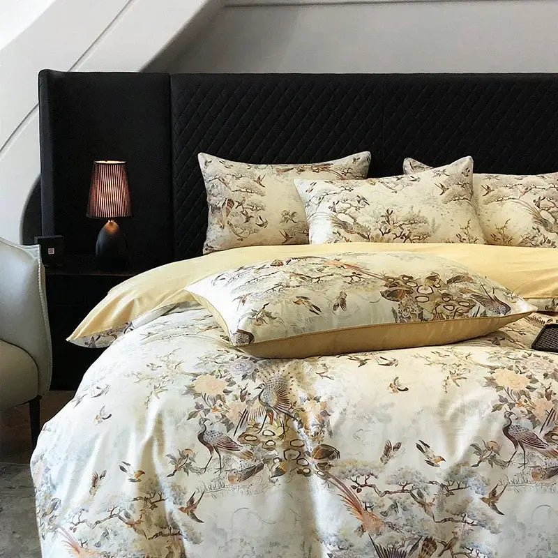 Bird Floral Cotton Bedding