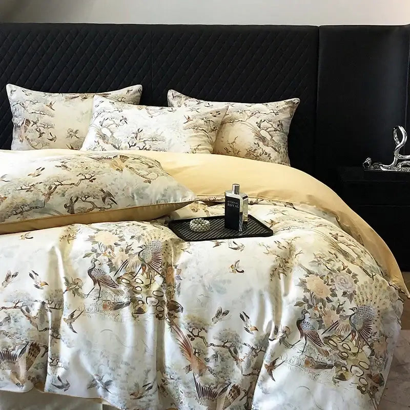 Bird Floral Cotton Bedding