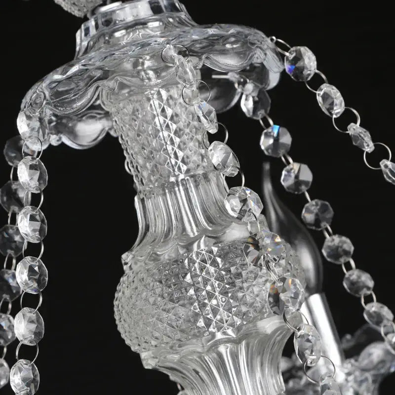 Chrome Crystal Floor Lamp