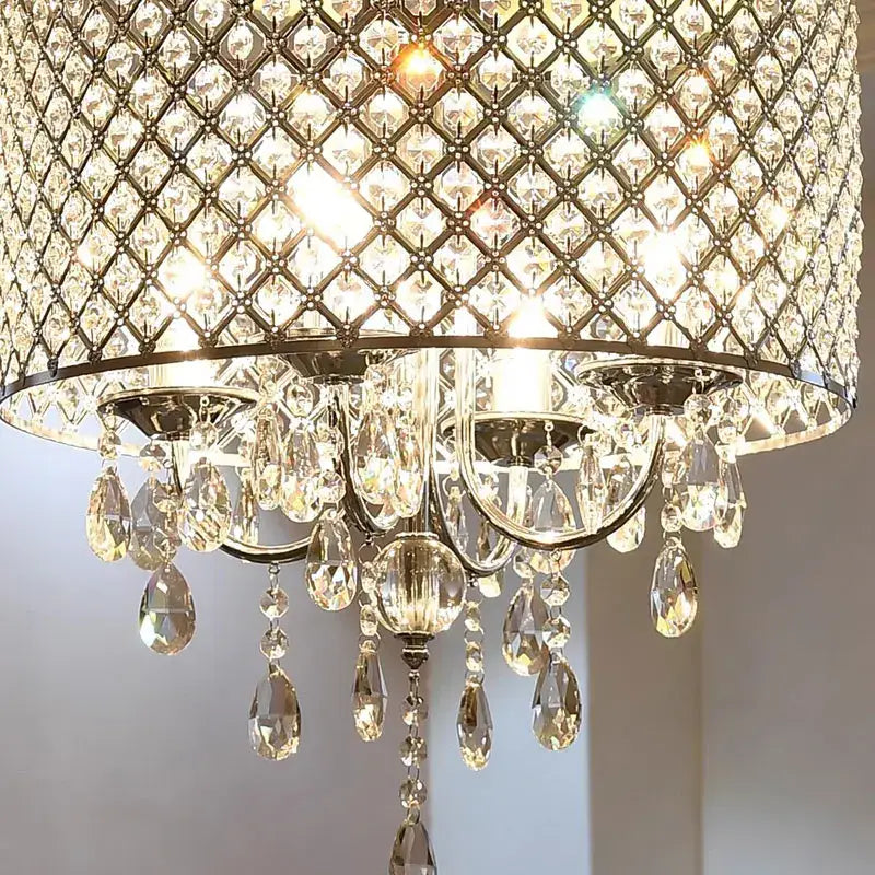 Metal Crystal Ceiling Chandelier