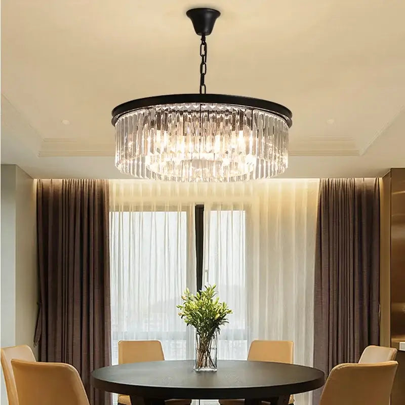 Gold Crystal 80cm Ceiling Chandelier