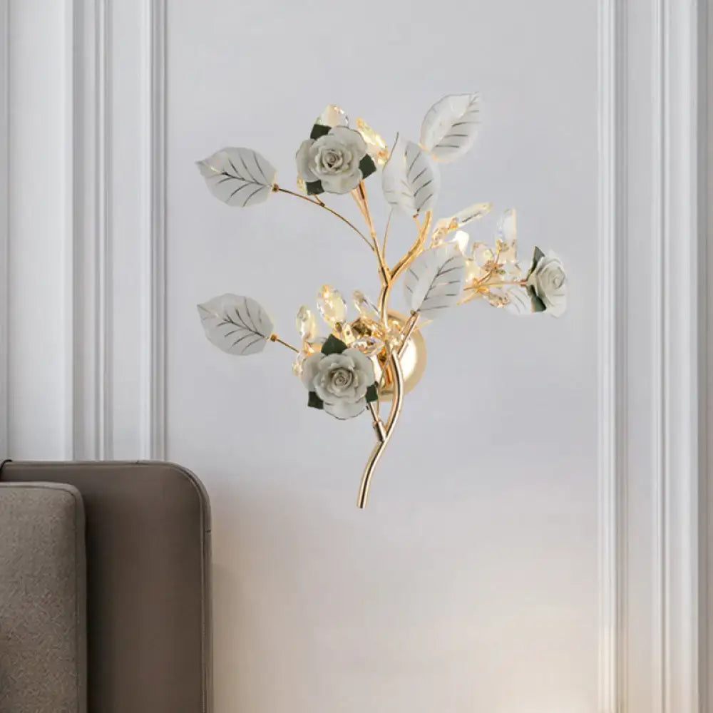 Gold Branch Wall Lamp