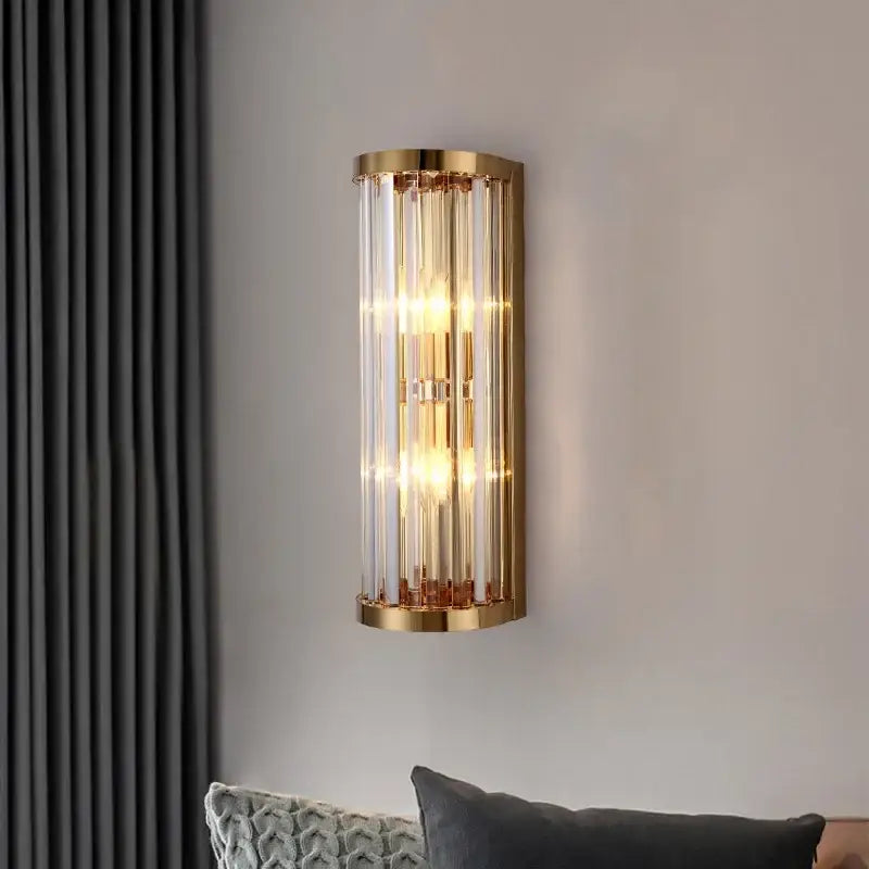 Gold Crystal Modern Sconce
