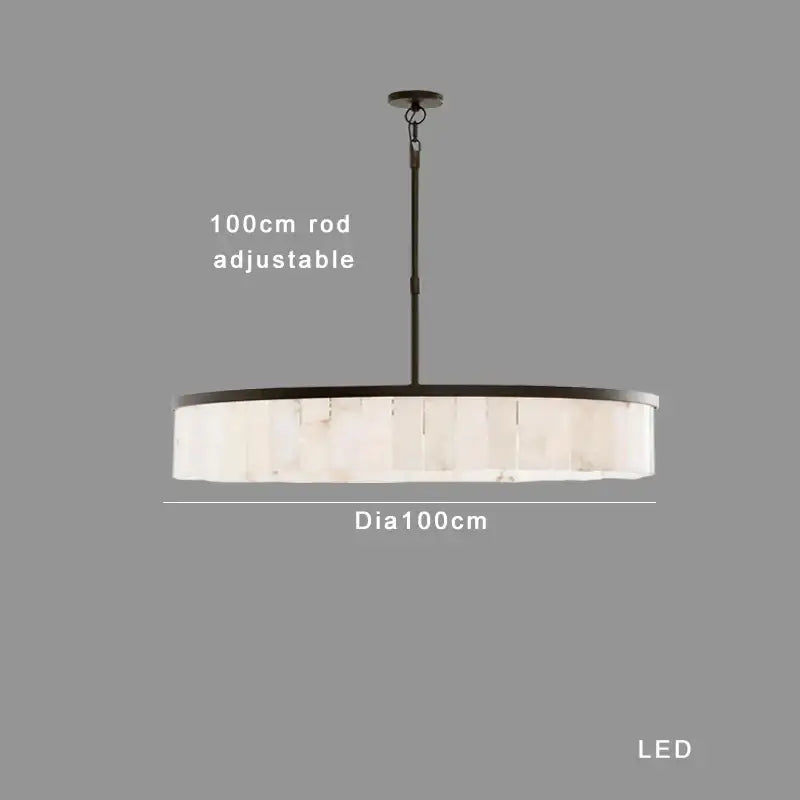 Gold Marble Pendant Light