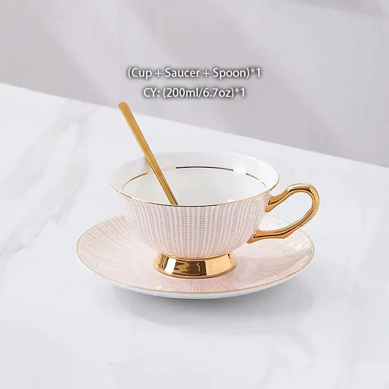 Gold Porcelain Tea Set