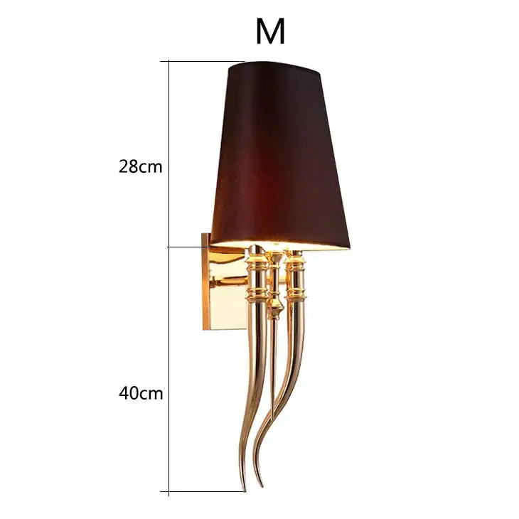 Gold Iron Wall Sconce