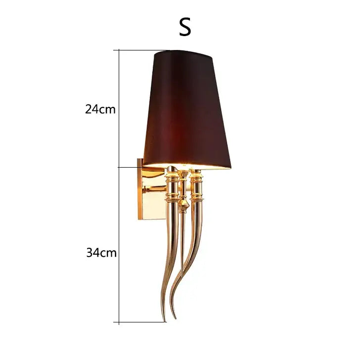 Gold Iron Wall Sconce