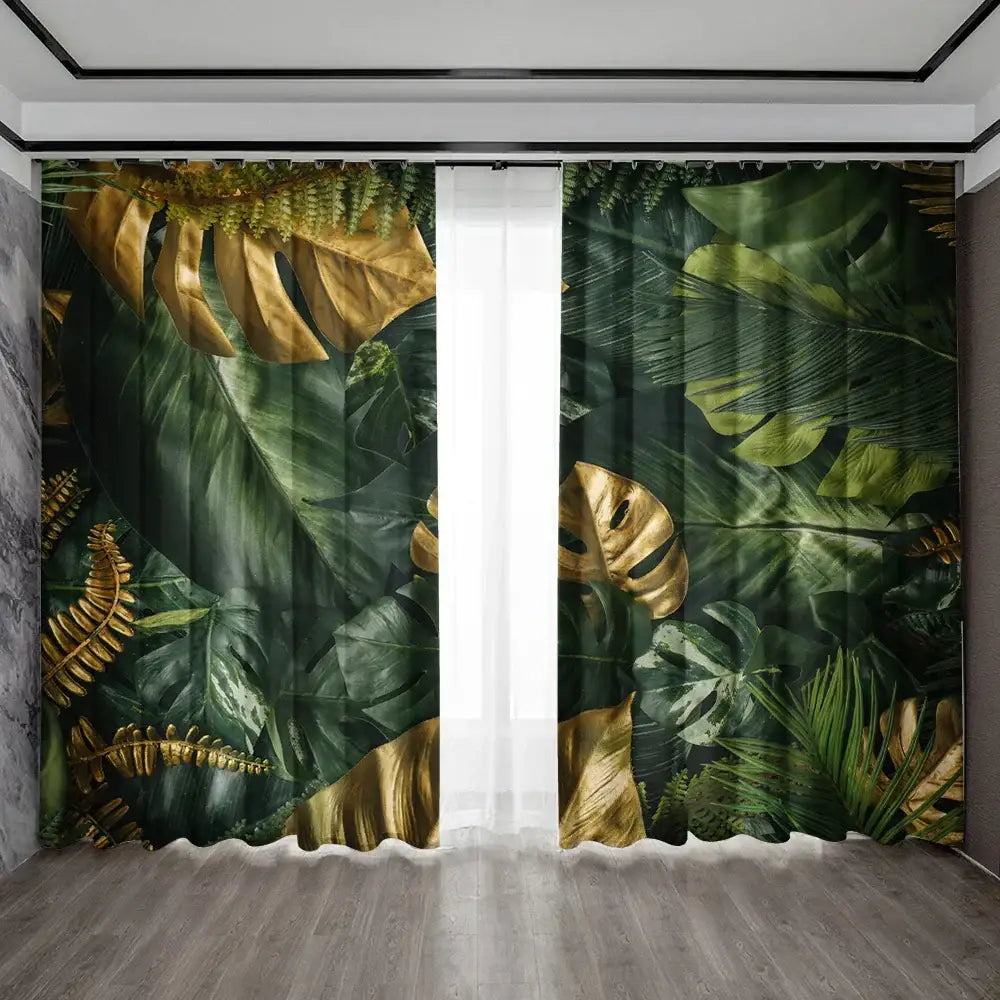 Green Leaf Curtains