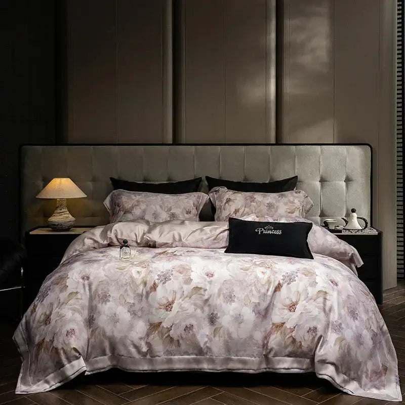 Floral Print Eucalyptus Bedding