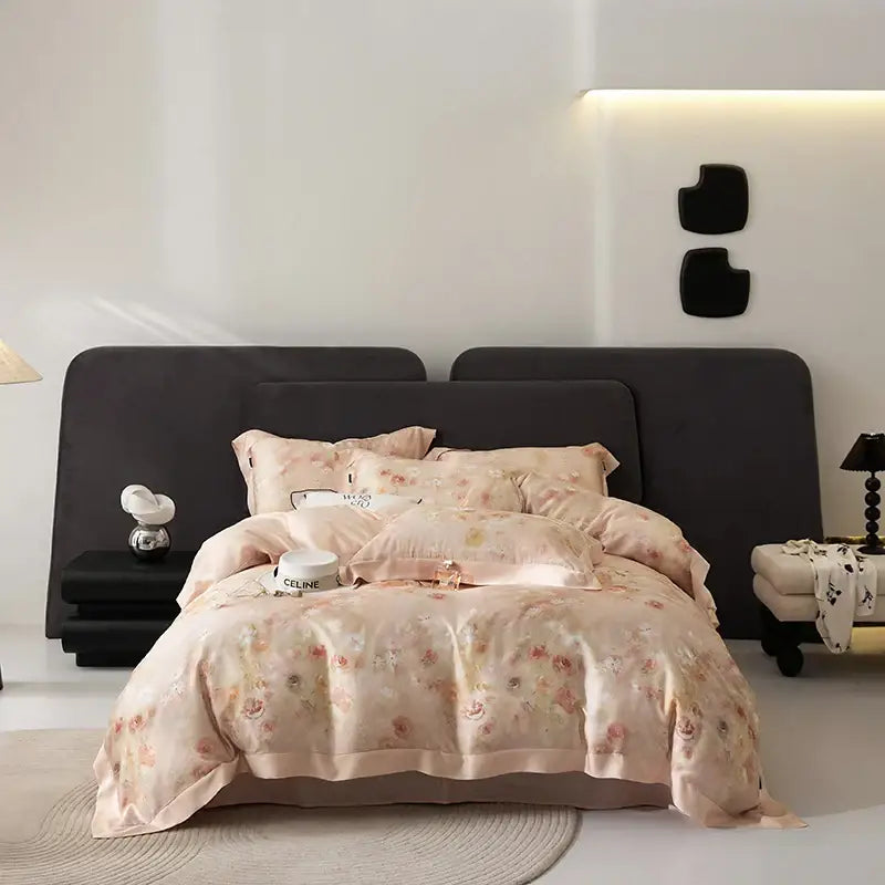 Mint Floral Bedding Set